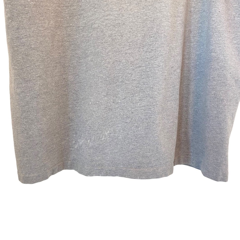 VTG Polo Ralph Lauren 1/4 Zip Unique 90s Shirt Men Large Gray Cotton USA SS READ - Picture 5 of 11